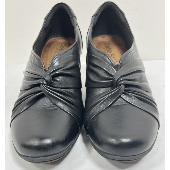 COBB HILL BY NEW BALANCE WOMEN'S COMFORT Black LEATHER SHOES SIZE US‎ 7M - Picture 6 of 9